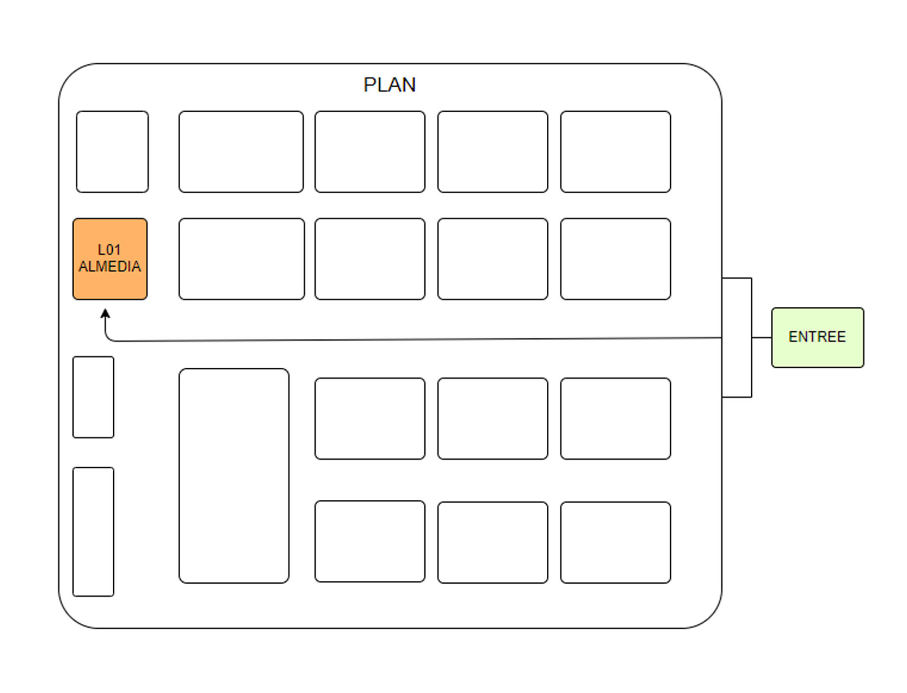 Placement du stand d'Almédia pour l'évènement BE 4.0