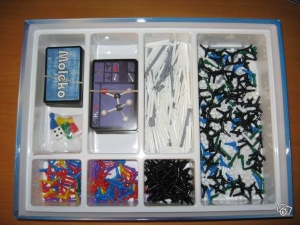 Ancienne boîte du jeu de plateau Moleko 1998